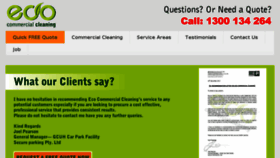 What Hqcleaningservice.com.au website looked like in 2018 (5 years ago)