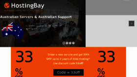 What Hostingbay.net website looked like in 2018 (8 years ago)
