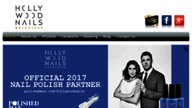 What Hollywoodnails.com.au website looked like in 2018 (5 years ago)