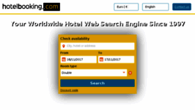 What Hotelbooking.com website looked like in 2018 (5 years ago)