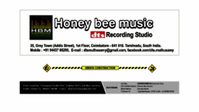 What Honeybeemusicstudio.com website looked like in 2018 (5 years ago)