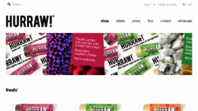 What Hurrawbalm.com website looked like in 2018 (5 years ago)