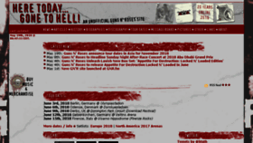 What Heretodaygonetohell.com website looked like in 2018 (5 years ago)