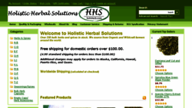 What Holisherb.com website looked like in 2018 (6 years ago)