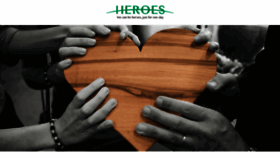 What Heroes.tokyo website looked like in 2018 (7 years ago)