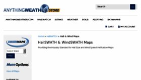 What Hailwatch.com website looked like in 2018 (5 years ago)