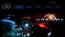 What Horizongame.com website looked like in 2018 (5 years ago)