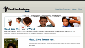 What Headlicetreatmentworld.com website looked like in 2018 (5 years ago)