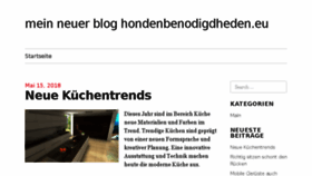 What Hondenbenodigdheden.eu website looked like in 2018 (7 years ago)