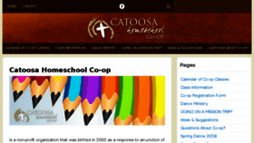 What Homeschoolchc.com website looked like in 2018 (5 years ago)