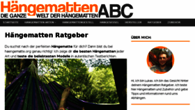 What Haengematte.org website looked like in 2018 (5 years ago)