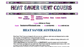 What Heatsaver.com.au website looked like in 2018 (5 years ago)