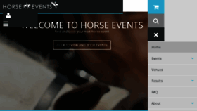 What Horse-events.co.uk website looked like in 2018 (5 years ago)
