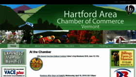 What Hartfordvtchamber.com website looked like in 2018 (5 years ago)