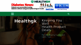 What Healthgk.com website looked like in 2018 (5 years ago)