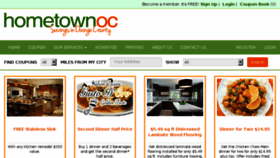 What Hometownoc.com website looked like in 2018 (5 years ago)