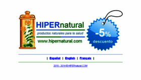 What Hipernatural.com website looked like in 2018 (5 years ago)