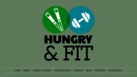 What Hungryandfit.com website looked like in 2018 (5 years ago)