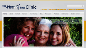 What Hearingloss.ca website looked like in 2018 (5 years ago)