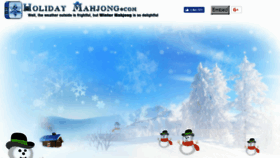 What Holidaymahjong.com website looked like in 2018 (5 years ago)