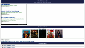 What Hindimp3.mobi website looked like in 2018 (7 years ago)