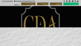 What Houstonsmilespa.com website looked like in 2018 (7 years ago)
