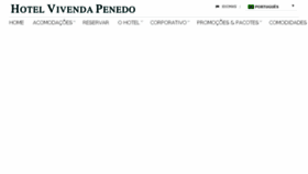 What Hotelvivendapenedo.com.br website looked like in 2018 (8 years ago)