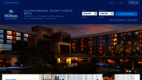 What Hiltonorangecounty.com website looked like in 2018 (5 years ago)