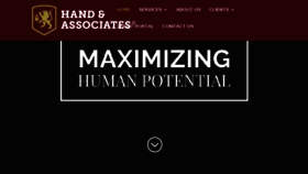 What Handandassociates.com website looked like in 2018 (5 years ago)