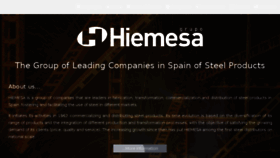 What Hiemesa.com website looked like in 2018 (5 years ago)