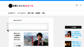 What Hikakusitainchaaan.com website looked like in 2018 (5 years ago)