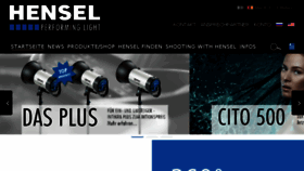 What Hensel.eu website looked like in 2018 (5 years ago)