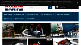 What Honda-marine.es website looked like in 2018 (5 years ago)