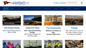 What Hisc.co.uk website looked like in 2018 (5 years ago)