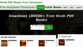 What Hindipdfbooksdownload.blogspot.in website looked like in 2018 (6 years ago)
