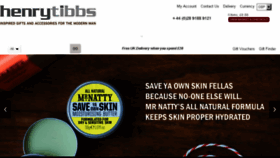What Henrytibbs.com website looked like in 2018 (5 years ago)