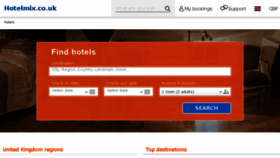 What Hotelmix.co.uk website looked like in 2018 (5 years ago)
