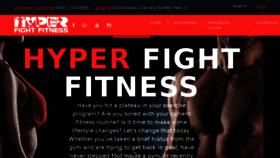 What Hyperfightfitness.com website looked like in 2018 (5 years ago)