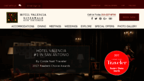 What Hotelvalencia-riverwalk.com website looked like in 2018 (5 years ago)