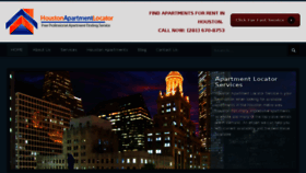 What Houstonapartmentlocator.org website looked like in 2018 (6 years ago)