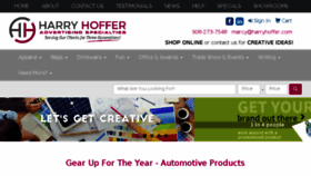 What Harryhoffer.com website looked like in 2018 (5 years ago)