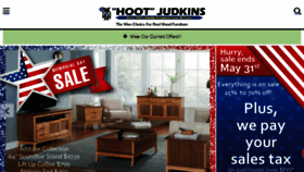 What Hootjudkins.com website looked like in 2018 (5 years ago)