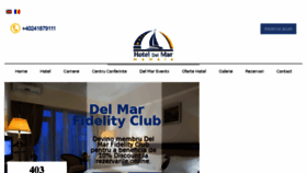 What Hoteldelmar.ro website looked like in 2018 (5 years ago)