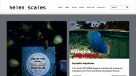 What Helenscales.com website looked like in 2018 (5 years ago)