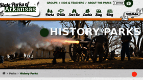 What Historystateparks.com website looked like in 2018 (5 years ago)