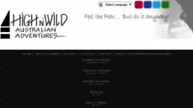 What Highandwild.com.au website looked like in 2018 (5 years ago)
