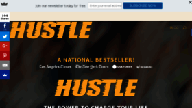 What Hustlegeneration.com website looked like in 2018 (5 years ago)