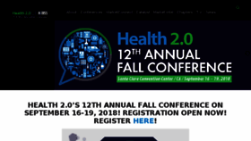 What Health2con.com website looked like in 2018 (5 years ago)
