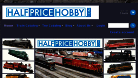 What Halfpricehobby.com website looked like in 2018 (5 years ago)