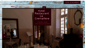 What Hotel-la-cremaillere.com website looked like in 2018 (5 years ago)